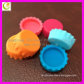 Private label wine bottle stopper silicone cork, popular product silicone beer bottle crown caps